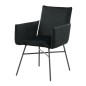 Venture Home Esszimmerstuhl Pippi Samt Schwarz Venture Home Esszimmerstuhl Pippi Samt Schwarz