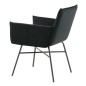 Venture Home Esszimmerstuhl Pippi Samt Schwarz Venture Home Esszimmerstuhl Pippi Samt Schwarz