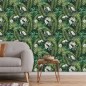 DUTCH WALLCOVERINGS Tapete Eden Schwarz und Dunkelgrün DUTCH WALLCOVERINGS Tapete Eden Schwarz und Dunkelgrün