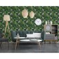 DUTCH WALLCOVERINGS Tapete Eden Schwarz und Dunkelgrün DUTCH WALLCOVERINGS Tapete Eden Schwarz und Dunkelgrün