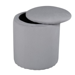 Venture Home Hocker Limpen 32x32x40 cm Kord Grau