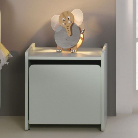 Vipack Nachttisch Kiddy mit Tür Holz Minzgrün