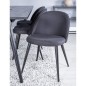 Venture Home Esszimmerstühle 2 Stk. Samt Polyester Schwarz Venture Home Esszimmerstühle 2 Stk. Samt Polyester Schwarz