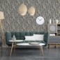 DUTCH WALLCOVERINGS Tapete Mae Schwarz und Beige DUTCH WALLCOVERINGS Tapete Mae Schwarz und Beige