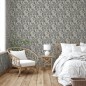 DUTCH WALLCOVERINGS Tapete Mae Schwarz und Beige DUTCH WALLCOVERINGS Tapete Mae Schwarz und Beige