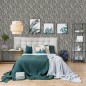 DUTCH WALLCOVERINGS Tapete Mae Schwarz und Beige DUTCH WALLCOVERINGS Tapete Mae Schwarz und Beige