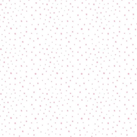 Noordwand Tapete Mondo baby Confetti Dots Weiß, Rosa und Beige