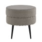 Venture Home Hocker Pot 40x40x40 cm Teddy Schwarz und Grau Venture Home Hocker Pot 40x40x40 cm Teddy Schwarz und Grau