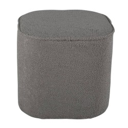 Venture Home Hocker Piff 44x44x41 cm Teddy Grau