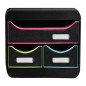 Exacompta Small-Box Schubladenbox Black Office mit 3 Laden Schwarz Exacompta Small-Box Schubladenbox Black Office mit 3 Laden Schwarz
