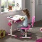 Vipack Kindertisch mit Stuhl Comfortline 201 Verstellbar Rosa und Weiß Vipack Kindertisch mit Stuhl Comfortline 201 Verstellbar Rosa und Weiß