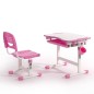Vipack Kindertisch mit Stuhl Comfortline 201 Verstellbar Rosa und Weiß Vipack Kindertisch mit Stuhl Comfortline 201 Verstellbar Rosa und Weiß