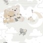 Noordwand Tapete Mondo baby Hug Bears Grau und Beige Noordwand Tapete Mondo baby Hug Bears Grau und Beige