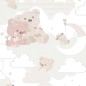 Noordwand Tapete Mondo baby Hug Bears Rosa und Beige Noordwand Tapete Mondo baby Hug Bears Rosa und Beige