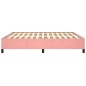 Bettgestell Rosa 180x200 cm Samt Bettgestell Rosa 180x200 cm Samt