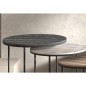 Rousseau 3-tlg. Beistelltisch-Set Tiziano Metall Mehrfarbig Rousseau 3-tlg. Beistelltisch-Set Tiziano Metall Mehrfarbig