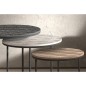 Rousseau 3-tlg. Beistelltisch-Set Tiziano Metall Mehrfarbig Rousseau 3-tlg. Beistelltisch-Set Tiziano Metall Mehrfarbig