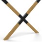 CIME Tischbeine X-förmig 77,8x71 cm Holz und Metall Natur CIME Tischbeine X-förmig 77,8x71 cm Holz und Metall Natur