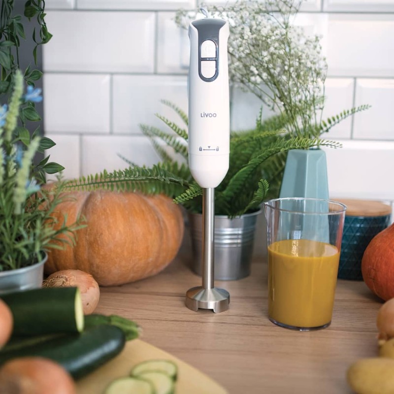 Livoo Stabmixer-Set 0,6 L 400 W Weiß Livoo Stabmixer-Set 0,6 L 400 W Weiß