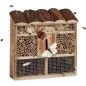 HI Insektenhotel Holz Natur 30x9,5x30 cm HI Insektenhotel Holz Natur 30x9,5x30 cm