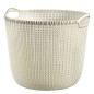 Curver Wäschekorb Knit Rund L 30L Cremeweiß Curver Wäschekorb Knit Rund L 30L Cremeweiß
