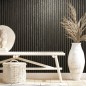 Noordwand Tapete Botanica Wooden Slats Schwarz und Grau Noordwand Tapete Botanica Wooden Slats Schwarz und Grau