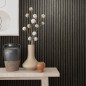 Noordwand Tapete Botanica Wooden Slats Schwarz und Grau Noordwand Tapete Botanica Wooden Slats Schwarz und Grau
