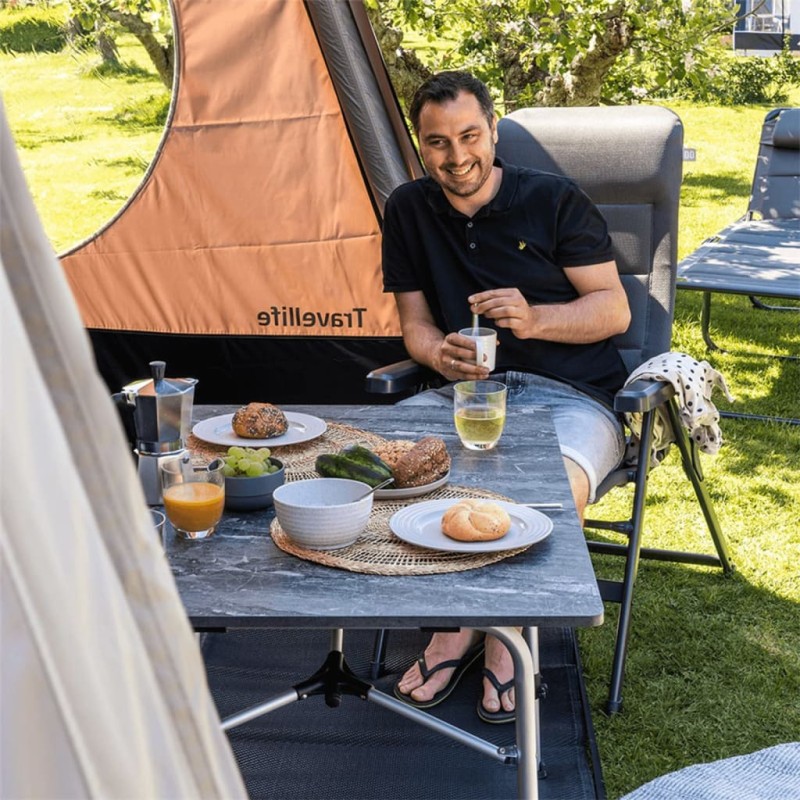 Travellife Campingstuhl Barletta Comfort Verstellbar L Dunkelgrau Travellife Campingstuhl Barletta Comfort Verstellbar L Dunkelgrau