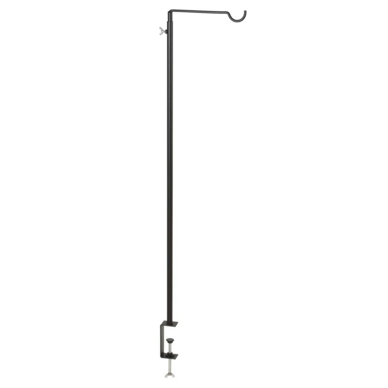 H&S Collection Tischhaken mit Klemme 20x90 cm Schwarz H&S Collection Tischhaken mit Klemme 20x90 cm Schwarz