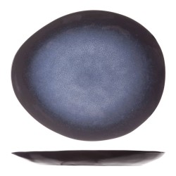 Cosy & Trendy Dessertteller Sapphire 6 Stk. Oval 20,5x17,5 Saphirblau