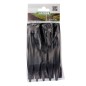 Nature Erdnägel für Garten 10 Stk. Schwarz Klein Nature Erdnägel für Garten 10 Stk. Schwarz Klein