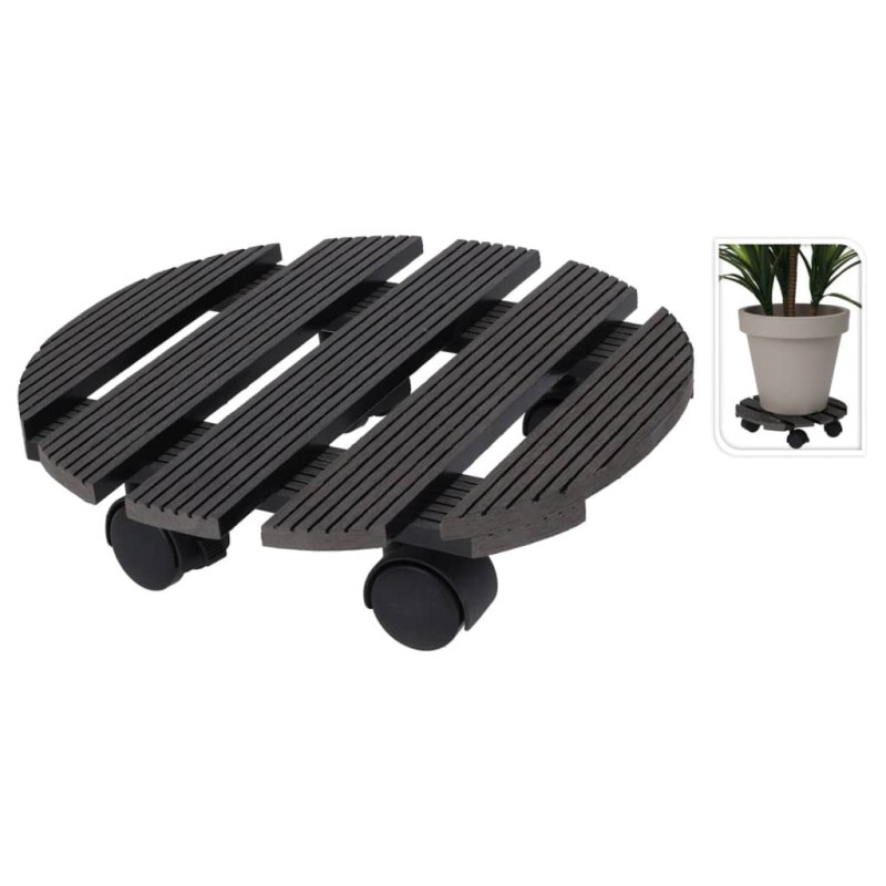 ProGarden Pflanzenroller Rund 29 cm Grau ProGarden Pflanzenroller Rund 29 cm Grau