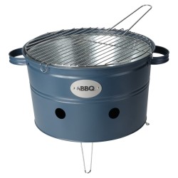 ProGarden Grilleimer mit 2 Griffen 34,5 cm Matt Dunkelblau