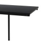 H&S Collection Beistelltisch mit MDF-Platte Schwarz H&S Collection Beistelltisch mit MDF-Platte Schwarz