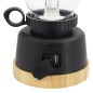 Eurotrail LED-Campinglampe Wind Bambus Schwarz Eurotrail LED-Campinglampe Wind Bambus Schwarz