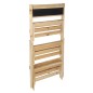 HI Pflanzenregal mit 3 Böden Klappbar Holz HI Pflanzenregal mit 3 Böden Klappbar Holz