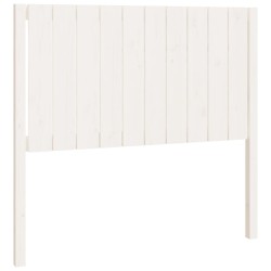 vidaXL Kopfteil Weiß 105,5x4x100 cm Massivholz Kiefer
