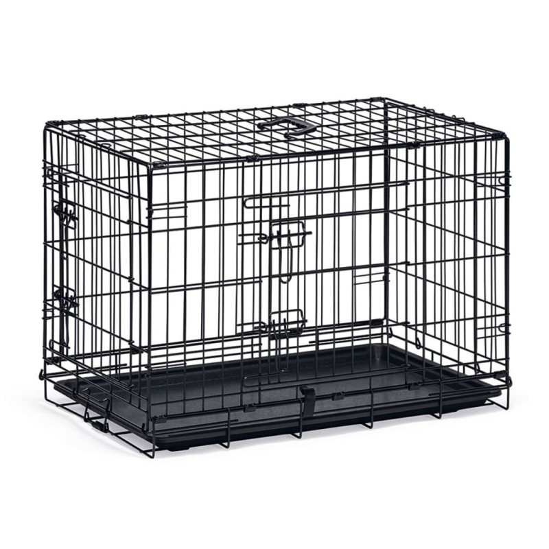 Karlie Hundekäfig mit 2 Türen 77x47x54 cm Schwarz Karlie Hundekäfig mit 2 Türen 77x47x54 cm Schwarz