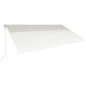 vidaXL Automatisch Einziehbare Markise 600×300 cm Creme vidaXL Automatisch Einziehbare Markise 600×300 cm Creme