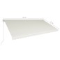 vidaXL Automatisch Einziehbare Markise 600×300 cm Creme vidaXL Automatisch Einziehbare Markise 600×300 cm Creme