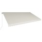vidaXL Einziehbare Markise Handbetrieben 600 x 300 cm Creme vidaXL Einziehbare Markise Handbetrieben 600 x 300 cm Creme