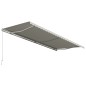 vidaXL Einziehbare Markise Handbetrieben 600 x 300 cm Creme vidaXL Einziehbare Markise Handbetrieben 600 x 300 cm Creme