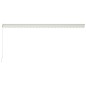 vidaXL Einziehbare Markise Handbetrieben 600 x 300 cm Creme vidaXL Einziehbare Markise Handbetrieben 600 x 300 cm Creme