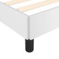 vidaXL Bettgestell mit Kopfteil Weiß 140x190 cm Kunstleder vidaXL Bettgestell mit Kopfteil Weiß 140x190 cm Kunstleder
