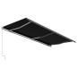 vidaXL Einziehbare Markise Handbetrieben 600 x 300 cm Anthrazit vidaXL Einziehbare Markise Handbetrieben 600 x 300 cm Anthrazit