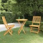 vidaXL 3-tlg. Garten-Essgruppe Klappbar Massivholz Akazie vidaXL 3-tlg. Garten-Essgruppe Klappbar Massivholz Akazie