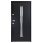 vidaXL Haustür Aluminium Anthrazit 90x200 cm vidaXL Haustür Aluminium Anthrazit 90x200 cm