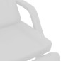 vidaXL Kosmetikstuhl Kunstleder Weiß 180x62x78 cm vidaXL Kosmetikstuhl Kunstleder Weiß 180x62x78 cm