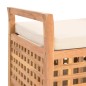 vidaXL Sitzbank mit Stauraum 93×49×49 cm Walnuss Massivholz vidaXL Sitzbank mit Stauraum 93×49×49 cm Walnuss Massivholz