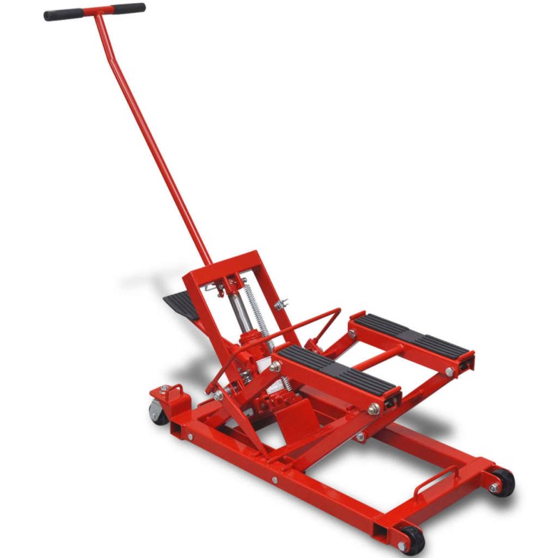 Hydraulische Motorrad-Hebebühne ATV 680 kg rot Hydraulische Motorrad-Hebebühne ATV 680 kg rot
